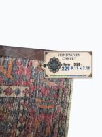 Vintage Persian Bakhtiari Medallion Carpet – Authentic Hand-Knotted Wool Rug – Item 229 - Image 9