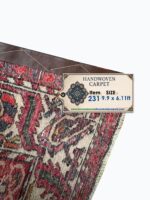 Vintage Persian Bakhtiari Khesti All-Over Box Design Carpet – Authentic Hand-Knotted Wool Rug – Item 231 - Image 8