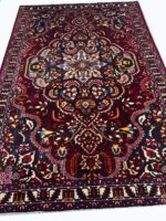 Vintage Palatial Persian Bakhtiari Tribal Medallion Carpet – Authentic Hand-Knotted Wool Rug – Item 235