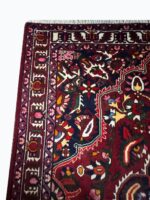 Vintage Palatial Persian Bakhtiari Tribal Medallion Carpet – Authentic Hand-Knotted Wool Rug – Item 235 - Image 7