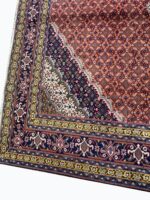 Fine Room-Sized Persian Tabriz Bidjar Herati Hand-Knotted Rug – Premium Wool Oriental Carpet | Item No. 213 - Image 3