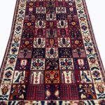 Palatial Handwoven Persian Bakhtiari Khesti Garden Panel Carpet – Authentic Wool Rug – Item 236