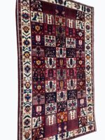 Palatial Handwoven Persian Bakhtiari Khesti Garden Panel Carpet – Authentic Wool Rug – Item 236 - Image 5