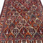 Palatial Vintage Handwoven Persian Bakhtiari Ogival Lattice Rug – Authentic Wool Oriental Carpet | Item No. 237