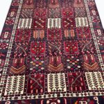 Palatial Handwoven Persian Bakhtiari Khesti Garden Panel Rug – Authentic Wool Oriental Carpet | Item No. 238