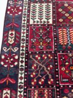 Palatial Handwoven Persian Bakhtiari Khesti Garden Panel Rug – Authentic Wool Oriental Carpet | Item No. 238 - Image 4