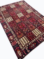 Palatial Handwoven Persian Bakhtiari Khesti Garden Panel Rug – Authentic Wool Oriental Carpet | Item No. 238 - Image 5