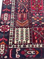 Palatial Handwoven Persian Bakhtiari Khesti Garden Panel Rug – Authentic Wool Oriental Carpet | Item No. 238 - Image 3