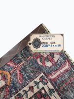 Palatial Handwoven Persian Bakhtiari Khesti Garden Panel Rug – Authentic Wool Oriental Carpet | Item No. 238 - Image 8