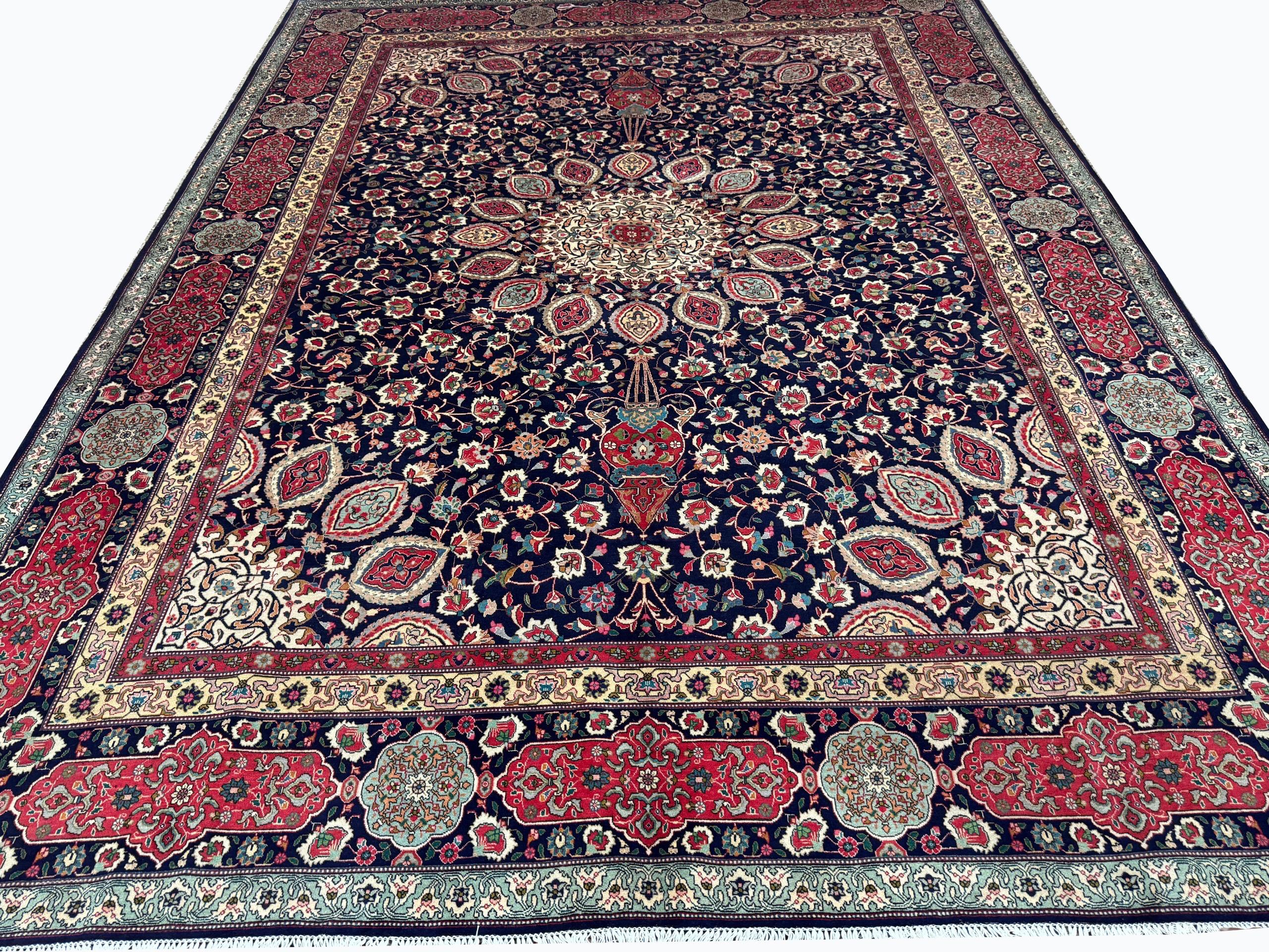 WhatsApp Image 2026-07-23 at 7.18.45 PM Royal Handwoven Persian Tabriz Sheikh Safi Carpet 50 Raj – Premium Wool & Silk Rug | Item No. 240 - Image 1