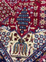 Royal Handwoven Persian Isfahan Najafabad Carpet – Premium Kork Wool Rug | Item No. 242 - Image 7