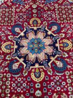 Royal Handwoven Persian Isfahan Najafabad Carpet – Premium Kork Wool Rug | Item No. 242 - Image 8
