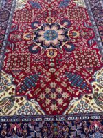 Royal Handwoven Persian Isfahan Najafabad Carpet – Premium Kork Wool Rug | Item No. 242 - Image 5