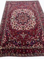 Royal Handwoven Bakhtiari Medallion Carpet – Premium Wool Persian Rug | Item No. 245