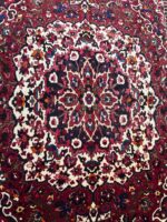 Royal Handwoven Bakhtiari Medallion Carpet – Premium Wool Persian Rug | Item No. 245 - Image 4