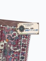 Royal Handwoven Bakhtiari Medallion Carpet – Premium Wool Persian Rug | Item No. 245 - Image 8