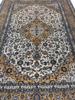 Fine Authentic Hand-Knotted Kashan Carpet – Premium Persian Wool Rug | Item No. 247 - Image 6