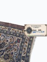 Fine Authentic Hand-Knotted Kashan Carpet – Premium Persian Wool Rug | Item No. 247 - Image 8