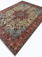 Royal Handwoven Persian Tabriz Pictorial Hunting & Animal Motif Carpet | Item No. 248 - Image 5