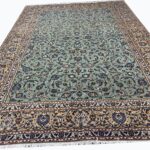 Royal Signed Handwoven Persian Kashan Carpet – All-Over Shah Abbas Wool Rug | Item No. 249