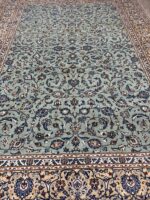 Royal Signed Handwoven Persian Kashan Carpet – All-Over Shah Abbas Wool Rug | Item No. 249 - Image 2