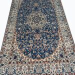 Royal Nain Wool & Silk Masterpiece Carpet – Handwoven Persian Medallion Rug | Item No. 250