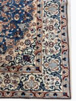 Royal Nain Wool & Silk Masterpiece Carpet – Handwoven Persian Medallion Rug | Item No. 250 - Image 5