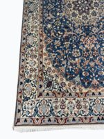 Royal Nain Wool & Silk Masterpiece Carpet – Handwoven Persian Medallion Rug | Item No. 250 - Image 2