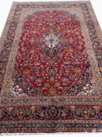 Royal Handwoven Kashan Medallion Masterpiece Carpet – Persian Wool Rug | Item No. 251