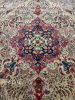 Rare Pictorial & Animal Tabriz Persian Carpet – 50 Raj – Item No. 256 - Image 6