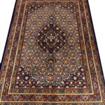 Fine Hand-Knotted Persian Mood (Mud) Wool & Silk Rug – Item No. 268