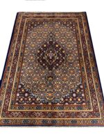 Fine Hand-Knotted Persian Mood (Mud) Wool & Silk Rug – Item No. 268