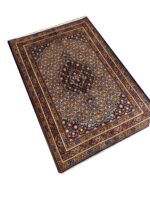 Fine Hand-Knotted Persian Mood (Mud) Wool & Silk Rug – Item No. 268 - Image 6