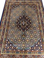 Fine Hand-Knotted Persian Mood (Mud) Wool & Silk Rug – Item No. 268 - Image 7