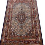 Fine Hand-Knotted Persian Mood (Mud) Wool & Silk Rug – Item No. 269