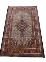 Fine Hand-Knotted Persian Mood (Mud) Wool & Silk Rug – Item No. 269