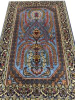 Authentic Hand-Knotted Fine Tabriz Pictorial & Prayer Niche Carpet – Item #270 - Image 6