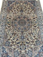 Fine Hand-Knotted Persian Nain Wool & Silk Rug – Item No. 272 - Image 7