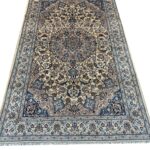 Fine Hand-Knotted Persian Nain Wool & Silk Rug – Item No. 272