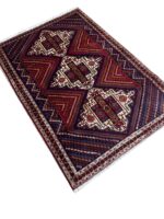 Fine Hand-Knotted Tribal Bakhtiari Wool Carpet – Item No. 273 - Image 2