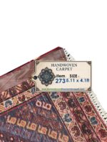Fine Hand-Knotted Tribal Bakhtiari Wool Carpet – Item No. 273 - Image 7
