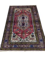 Authentic Hand-Knotted Silk-Highlighted Fine Ardabil Carpet – Item #278