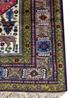 Authentic Hand-Knotted Silk-Highlighted Fine Ardabil Carpet – Item #278 - Image 5