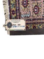 Authentic Hand-Knotted Silk-Highlighted Fine Ardabil Carpet – Item #278 - Image 8