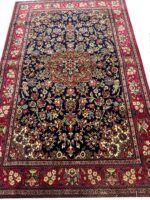 Masterpiece Fine Hand-Knotted Persian Tabriz 55 Raj Kork Wool Rug – Item No. 279 - Image 2