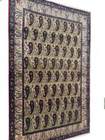Exquisite Tabriz Senneh Boteh Fine Hand-Knotted Persian Carpet – Item No. 283 - Image 5