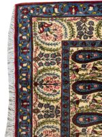 Exquisite Tabriz Senneh Boteh Fine Hand-Knotted Persian Carpet – Item No. 283 - Image 3