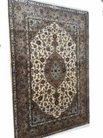 Signed Fine Masterpiece Persian Kashan Kork Wool Rug – Item No. 285 - Image 6