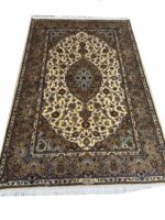 Signed Fine Masterpiece Persian Kashan Kork Wool Rug – Item No. 285 - Image 2