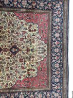 Masterpiece High-Density Persian Tabriz 50+ Raj Fine Hand-Knotted Carpet – Item No. 287 - Image 8